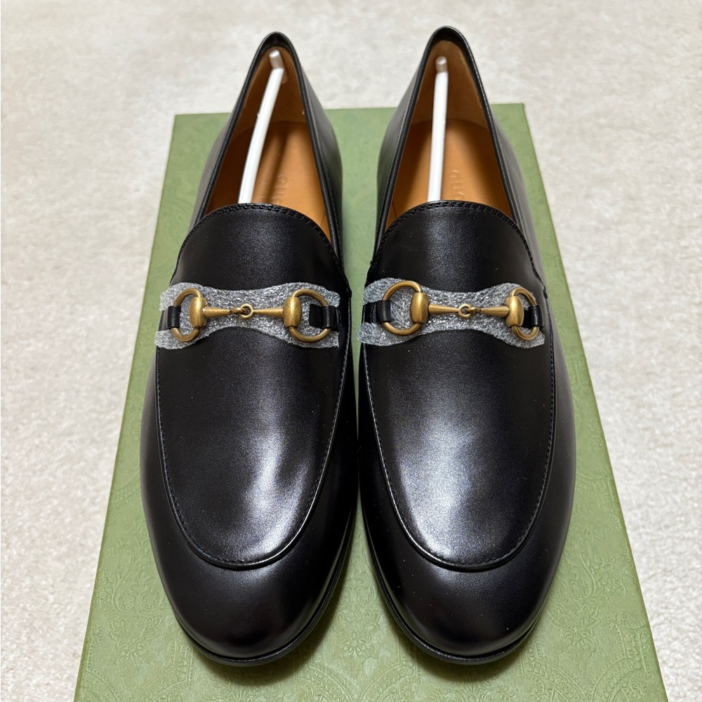 Gucci black 482464 BLM00 loafers
